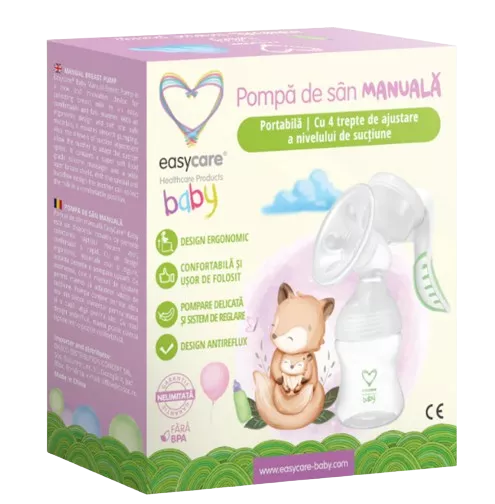 Accesorii puericultura - EASYCARE BABY POMPA DE SAN MANUALA PORTABILA J203, lucidiusmarket.ro