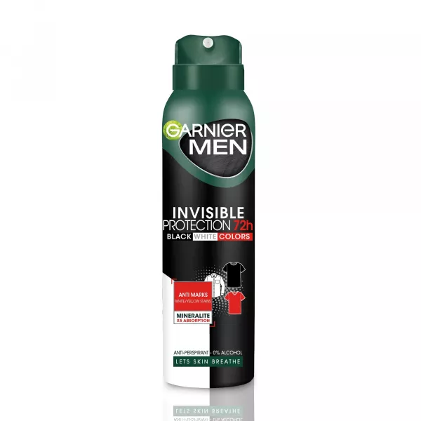Deodorante - GARNIER DEO MEN INVISIBLE PROTECTION BWC 150ML 6/BAX, lucidiusmarket.ro