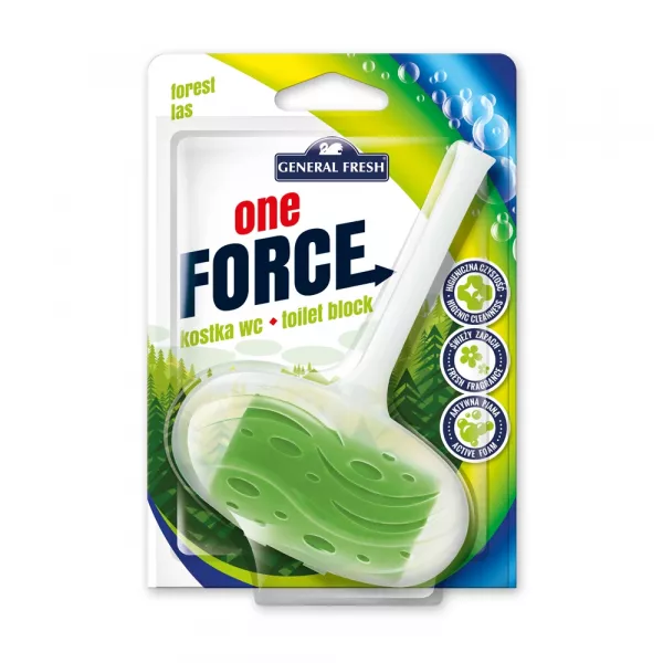 GENERAL FRESH ODORIZANT WC ONE FORCE FOREST 40GR 24/BAX