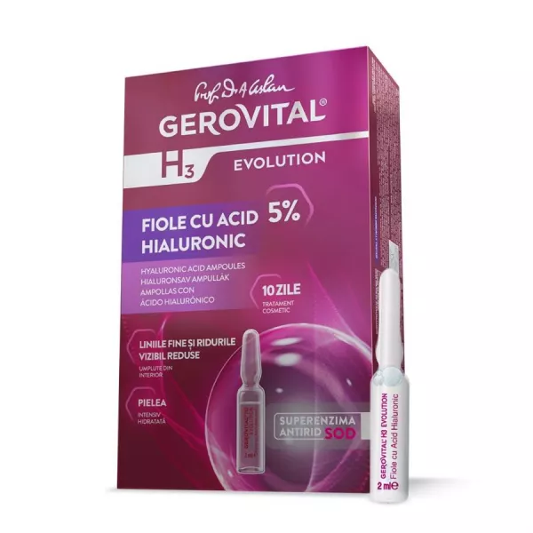 Curatare ten - GEROVITAL H3 5% FIOLE 10X2ML 6/BAX, lucidiusmarket.ro