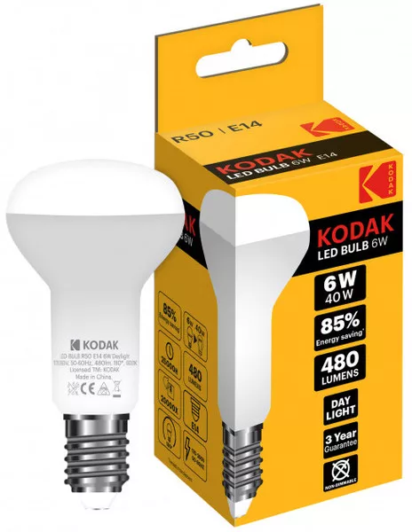 KODAK BEC LED 6W E14 R50 (30416260) 10/BAX