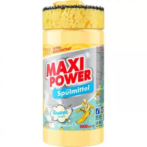 Detergent vase - MAXI POWER DETERGENT VASE BANANE 1000ML 6/BAX, lucidiusmarket.ro
