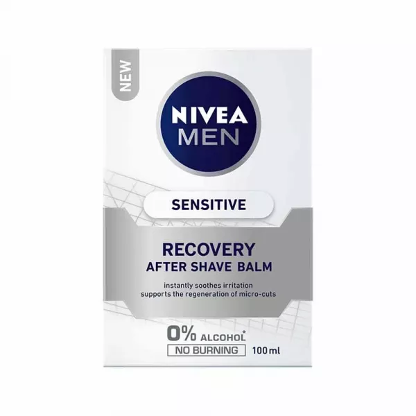 After shave - NIVEA AFTER SHAVE BALM SENSITIVE RECOVERY 100ML 12/BAX, lucidiusmarket.ro
