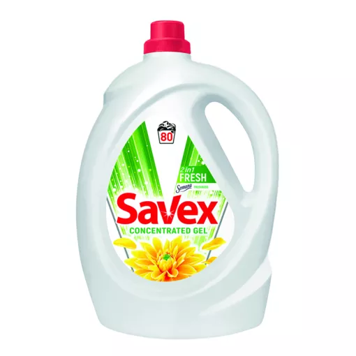 SAVEX DETERGENT LICHID 2IN1 FRESH 4.4L 3/BAX