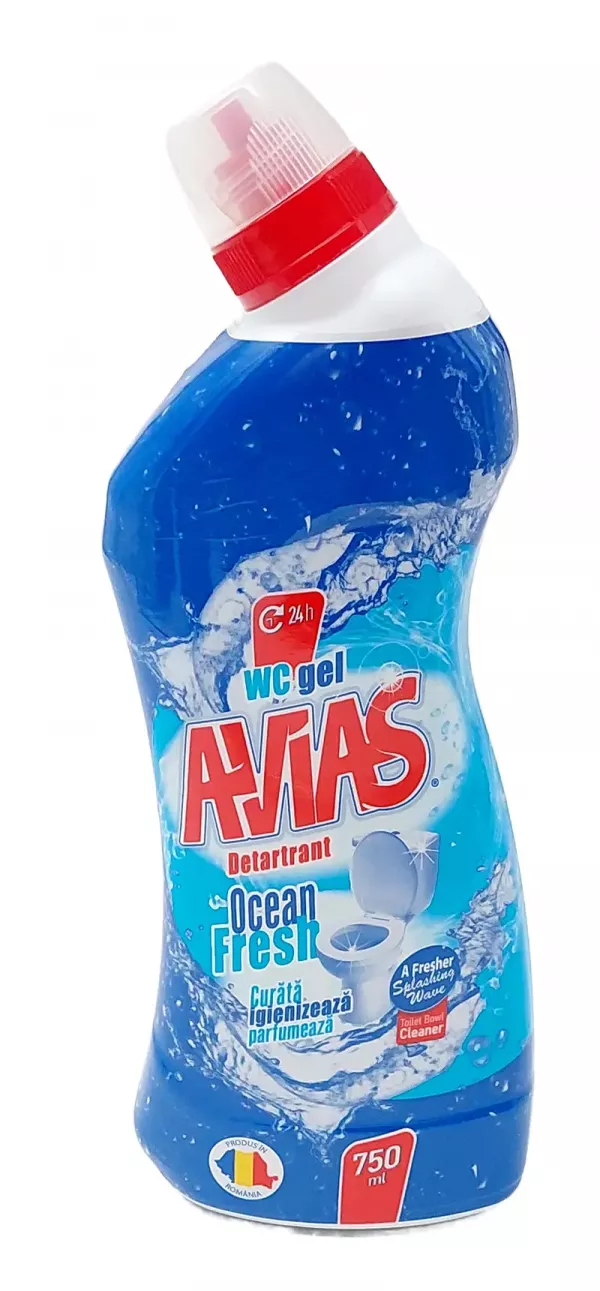 AVIAS DETARTRANT GEL WC OCEAN 750ML 12/BAX
