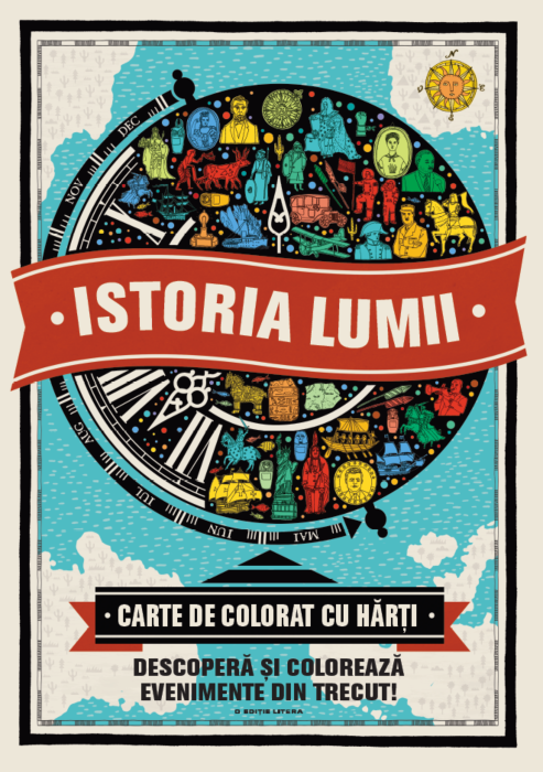 Istoria Lumii Carte De Colorat Cu Harti