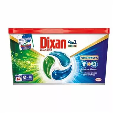 Detergent Capsule Dixan Disc 4 In 1 Clasic