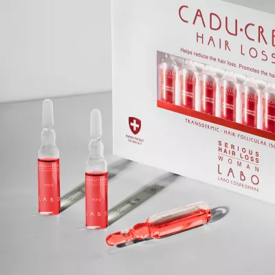 Tratament împotriva căderii părului stadiu sever femei LABO Cadu-Crex 20 fiole x 3.5ml