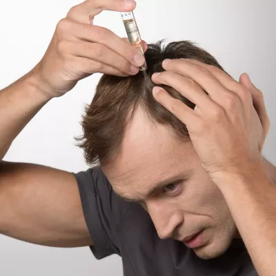 Tratament complet împotriva răririi și căderii părului pentru bărbați LABO Crescina Transdermic Re-Growth și Anti-hair Loss 1300, 10+10 fiole x 3.5ml