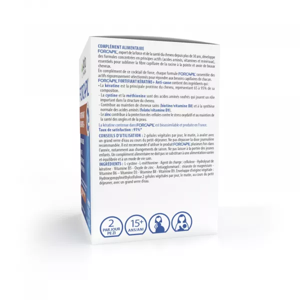 FORCAPIL FORTIFIANT KERATINE +*60