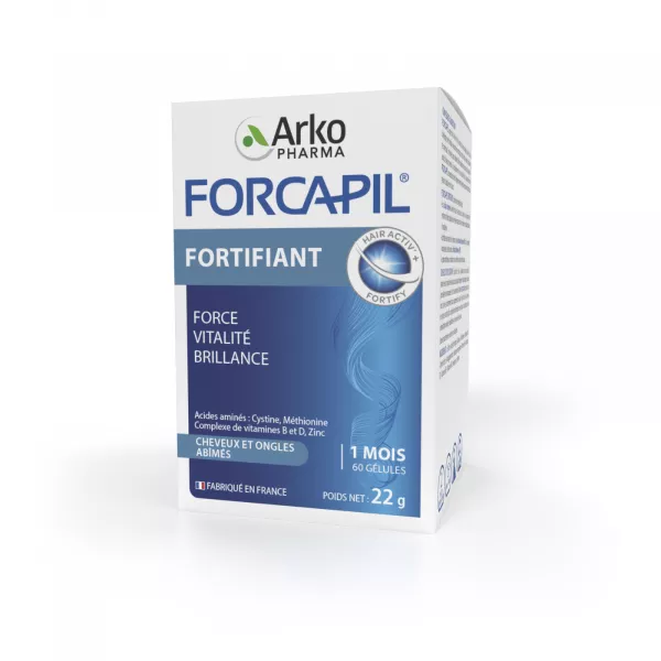 Forcapil® Fortifiant pentru păr și unghii 60 capsule