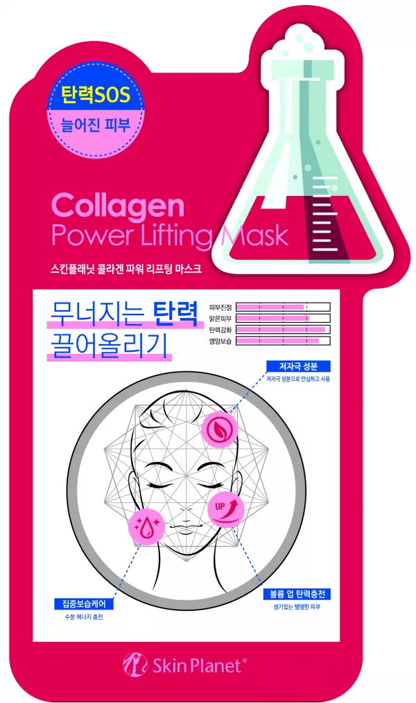 Skin Planet Masca cu colagen - Efect puternic de lifting