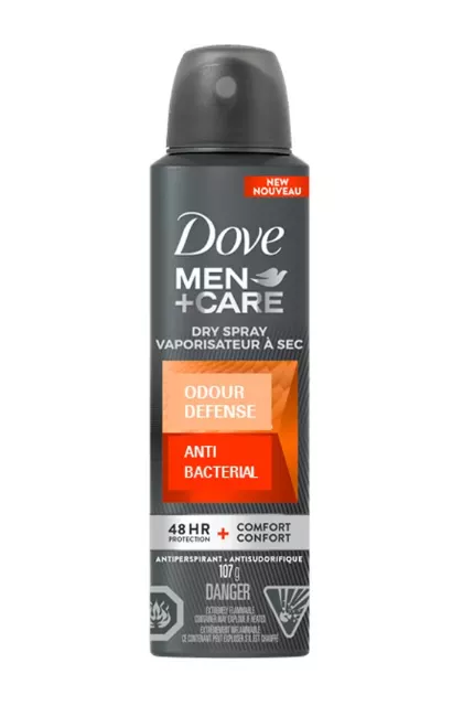 Antiperspirant Deodorant Spray Dove Men+Care Odor Defence, 150ml