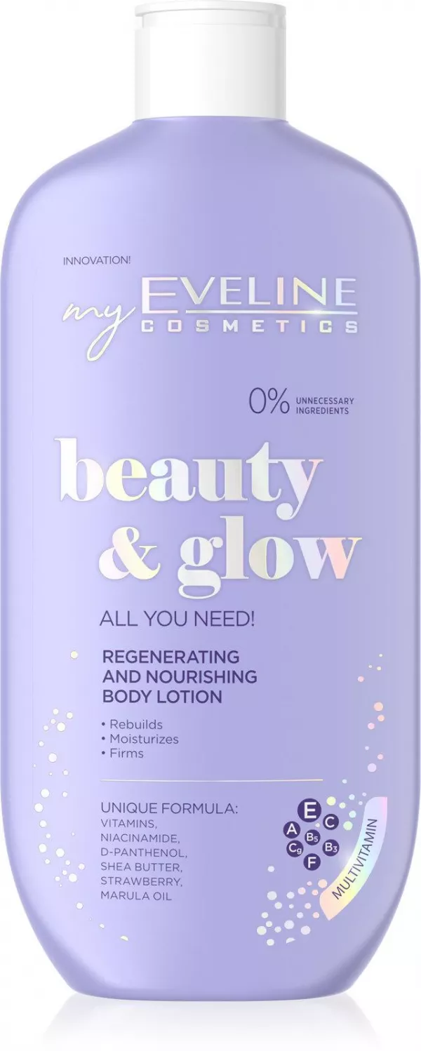 Lotiune de corp Beauty & Glow Regenerating and Nourishing Eveline Cosmetics, 350ml