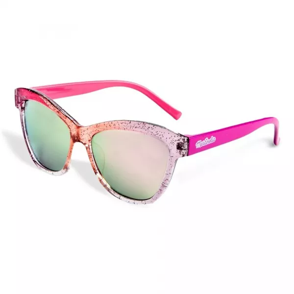 Ochelari de soare copii, UV400, copii 3-10ani, cu husa de protectie, MARTINELIA Pink Glitter, 1buc