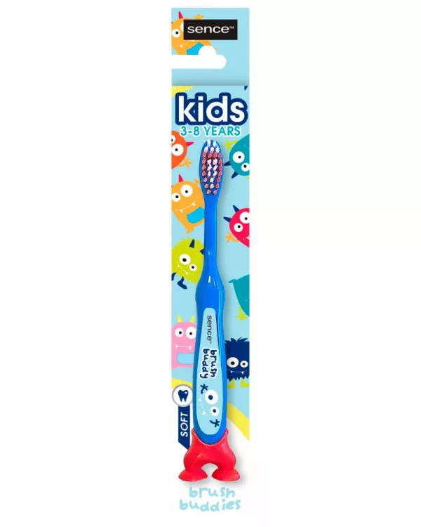 Periuta de dinti pentru copii Soft SENCE 3-8 ani, albastru, 1buc