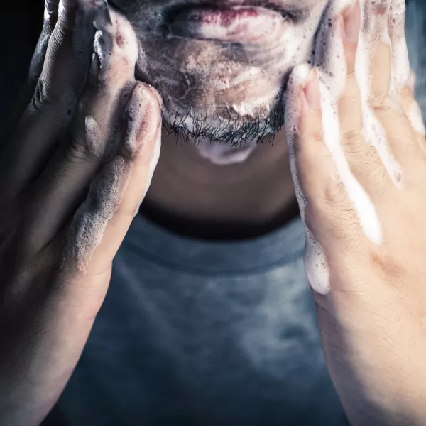 Renovase Beard Wash Gold - Tratament Cosmetic de Spălare pentru Barba și Mustață, 100ml 