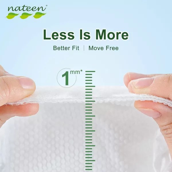 Scutece Biodegradabile și Hipoalergenice Nateen Premium Line M, Mărimea 3 (4-9kg), 18buc