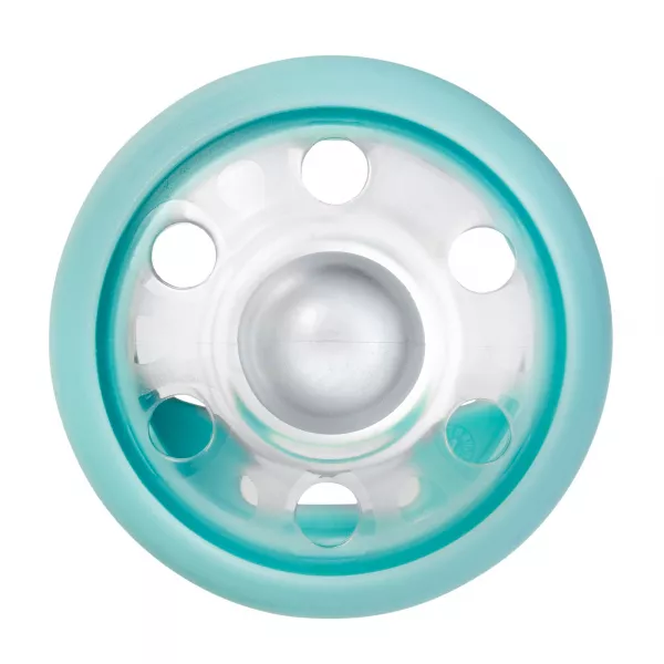 Suzeta Closer to Nature, 0-6 luni Breast Like Soother Alb/Verde x4buc, TOMMEE TIPPEE TT0356