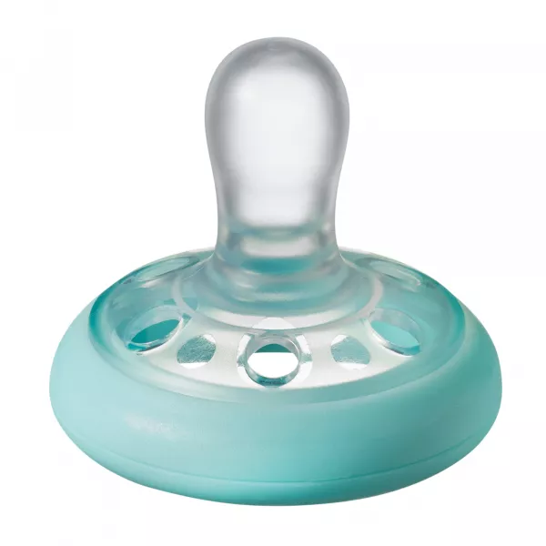 Suzeta Closer to Nature, 0-6 luni Breast Like Soother Alb/Verde x4buc, TOMMEE TIPPEE TT0356
