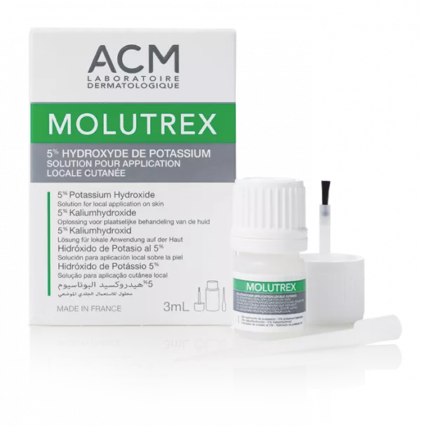 ACM Molutrex 5% solutie tratament Molluscum Contagiosum x 3ml