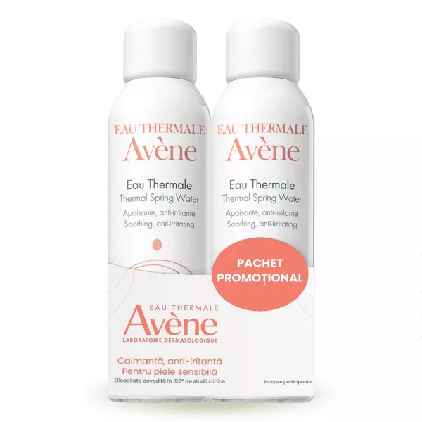 Avene Pachet Apa Termala spray x 150 ml (1+70% reducere la al doilea produs)