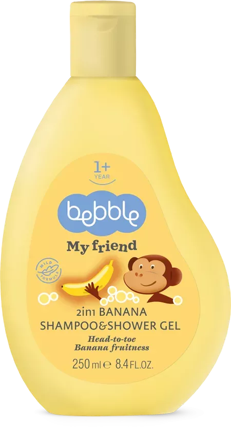 Bebble My Friend sampon & gel dus banana x 250ml