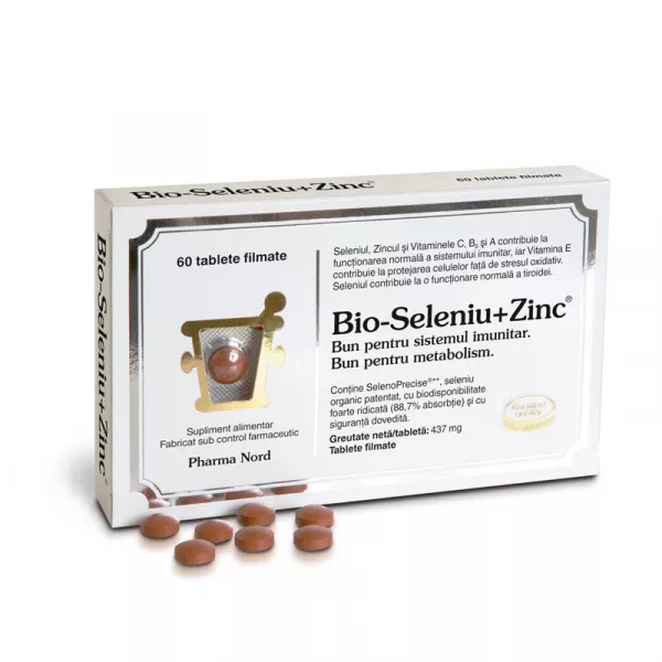 Bio Seleniu + Zinc x 60 capsule