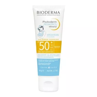 Bioderma Photoderm Mineral Pediatrics crema cu protectie solara SPF50+ pentru bebelusi de la nastere x 50ml