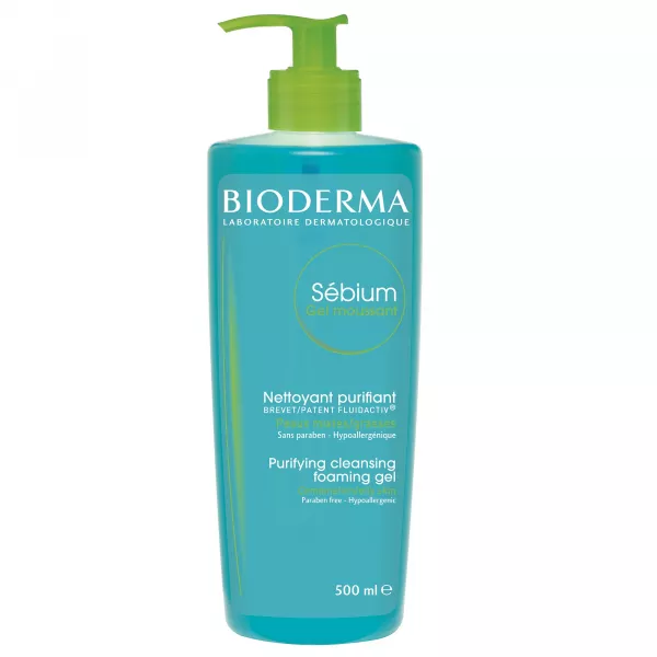 Bioderma Sebium gel spumant de curatare pentru ten gras acneic x 500ml