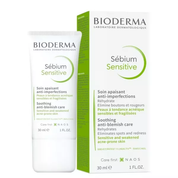 Bioderma Sebium Sensitive pentru ten sensibilizat post tratamente acneice x 30ml