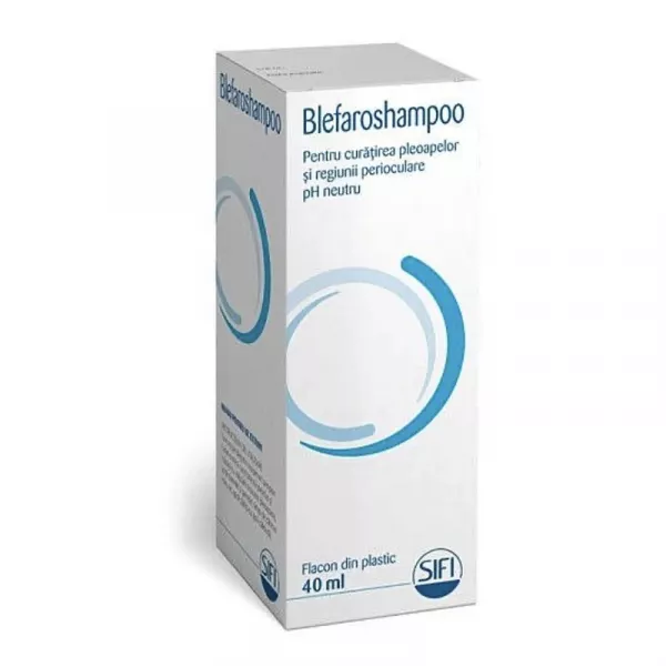 BlefaroShampoo solutie oftalmica pentru curatarea pleoapelor si igiena regiunii perioculare x 40ml