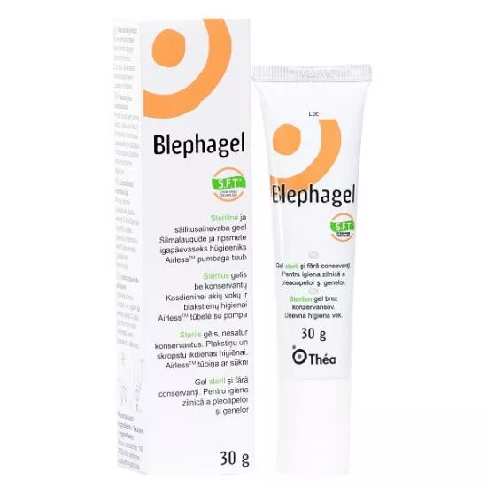 Blephagel gel pentru igiena pleoapelor si genelor x 30 grame