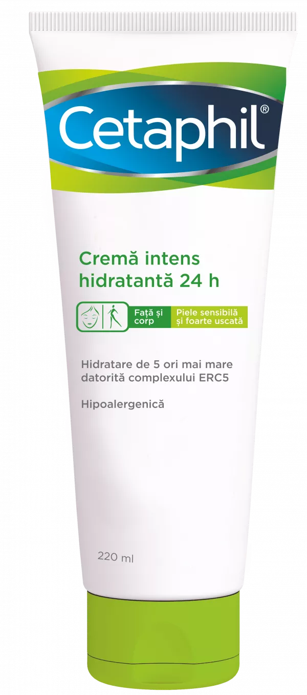 Cetaphil Crema intens hidratanta 24h x 220ml