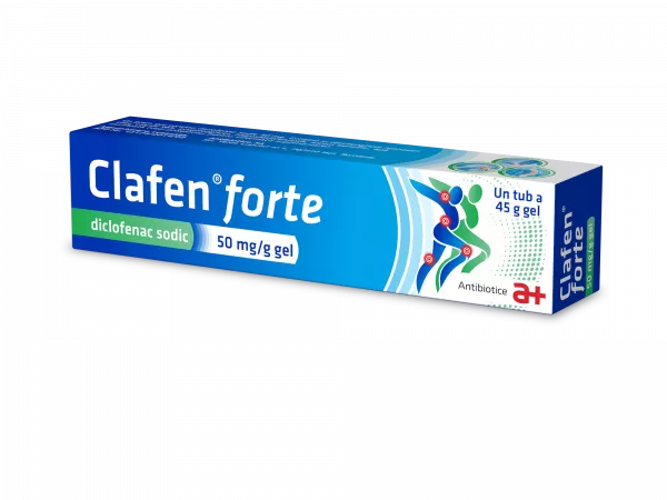 Clafen Forte gel 50mg/g x 45 grame