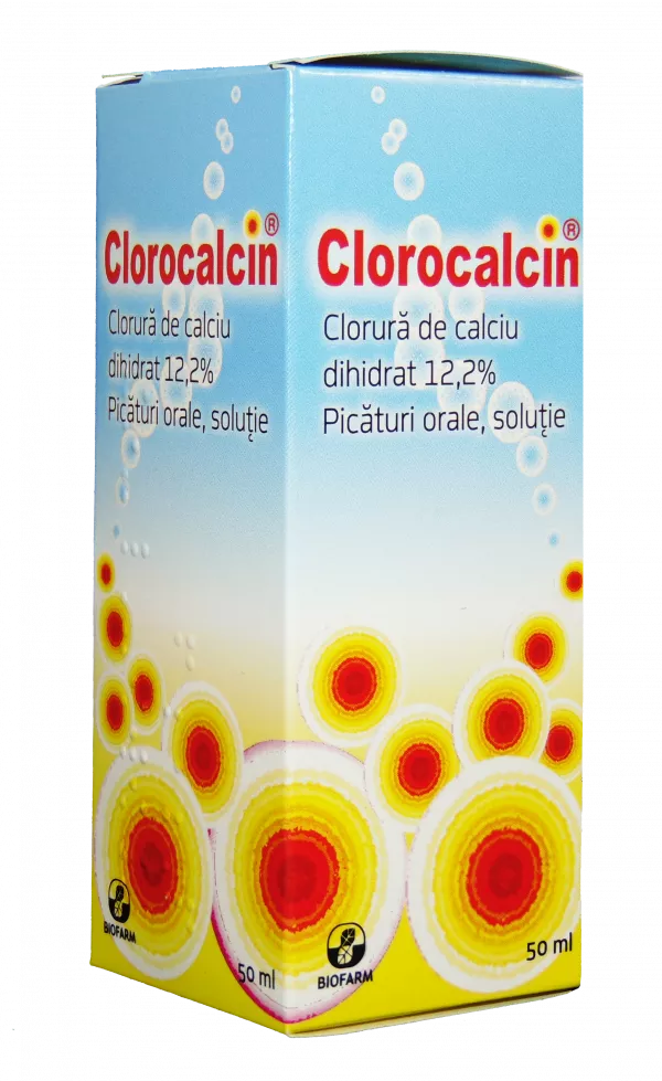 Clorocalcin 12,2% Solutie orala picaturi x 50ml