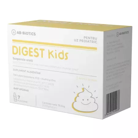 Digest Kids probiotic pentru sistemul imunitar suspensie orala x 7 flacoane