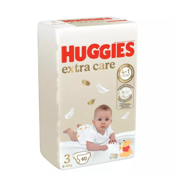 Huggies scutece Extra Care nr. 3 (6-10 kg) x 40 bucati