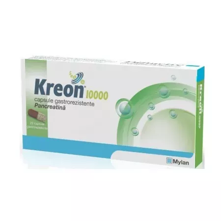 Kreon 150mg (10000UI) x 20 capsule gastrorezistente