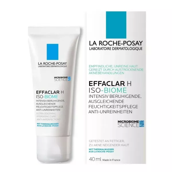La Roche-Posay Effaclar H ISO-BIOME crema hidratanta pentru ten gras acneic fragilizat x 40ml