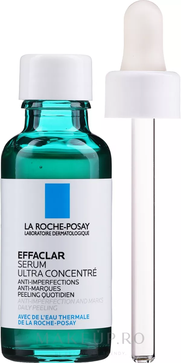 La Roche-Posay Effaclar serum ultra concentrat pentru exfoliere zilnica pentru ten gras acneic x 30ml