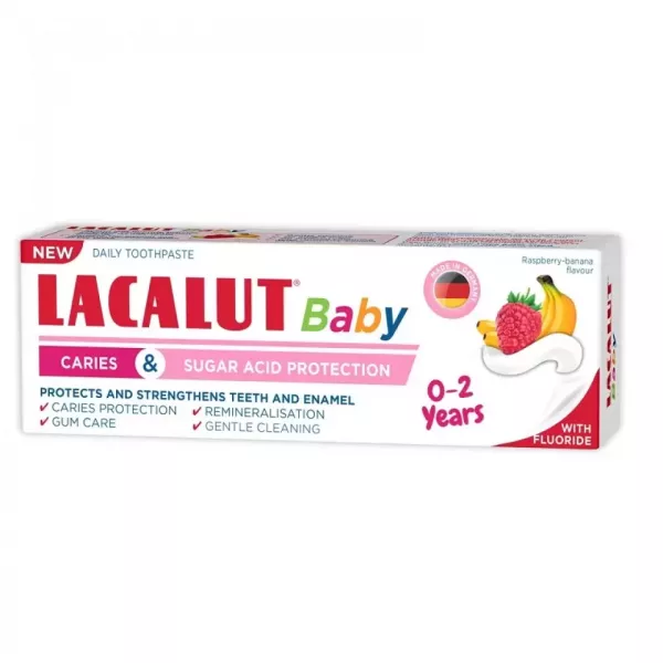 Lacalut Baby Pasta de dinti pentru copii protectie anticarie si zaharuri x 55ml