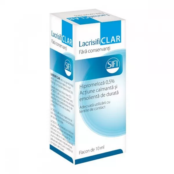 Lacrisifi clar solutie oftalmica x 10ml