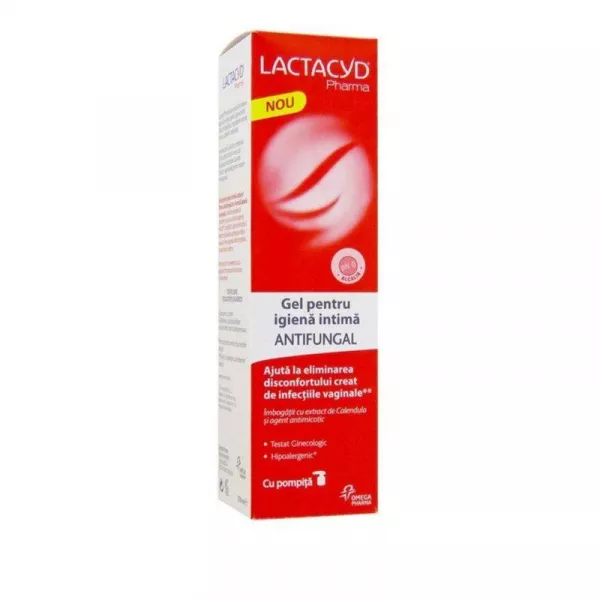 Lactacyd gel pentru igiena intima antifugic x 250ml