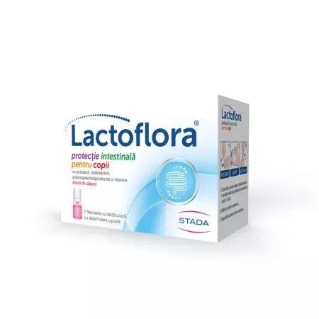 Lactoflora Protectie intestinala pentru copii 7ml x 7 flacoane