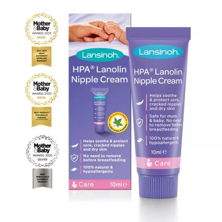 Lansinoh Lanolin HPA crema pentru mameloane x 10ml
