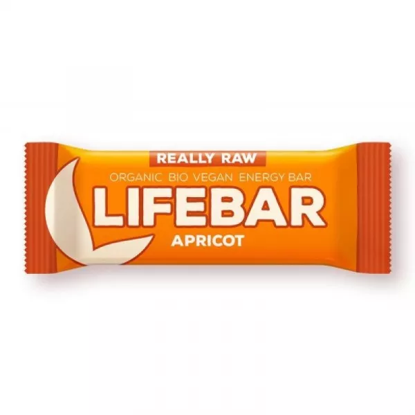Lifebar Baton cu caise raw bio x 47 grame