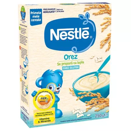 Nestle cereale cu orez, de la 6 luni, 250gr