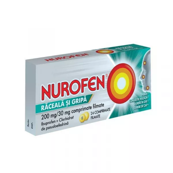 Nurofen Raceala si gripa x 24 comprimate