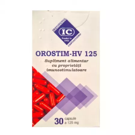 Orostim HV 125mg pentru imunitate copii x 30 capsule